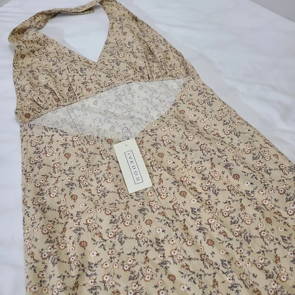 NWT Ivedos  Halter Floral Dress Size Small - Picture 9 of 11